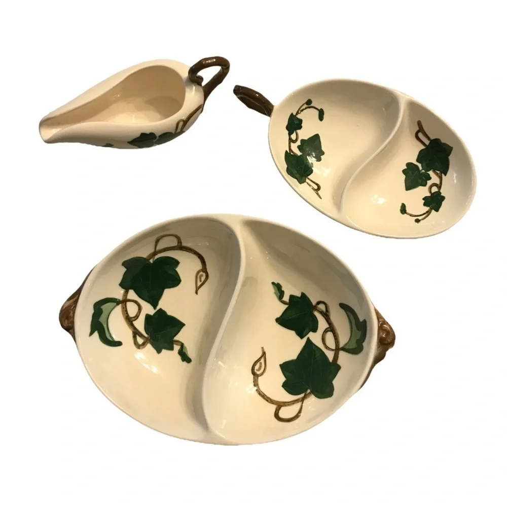 Vintage California Ivy by Metlox Poppytrail Three Piece Set - Picture 5 of 16
